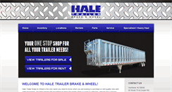 Desktop Screenshot of haletrailerbrakeandwheel.com